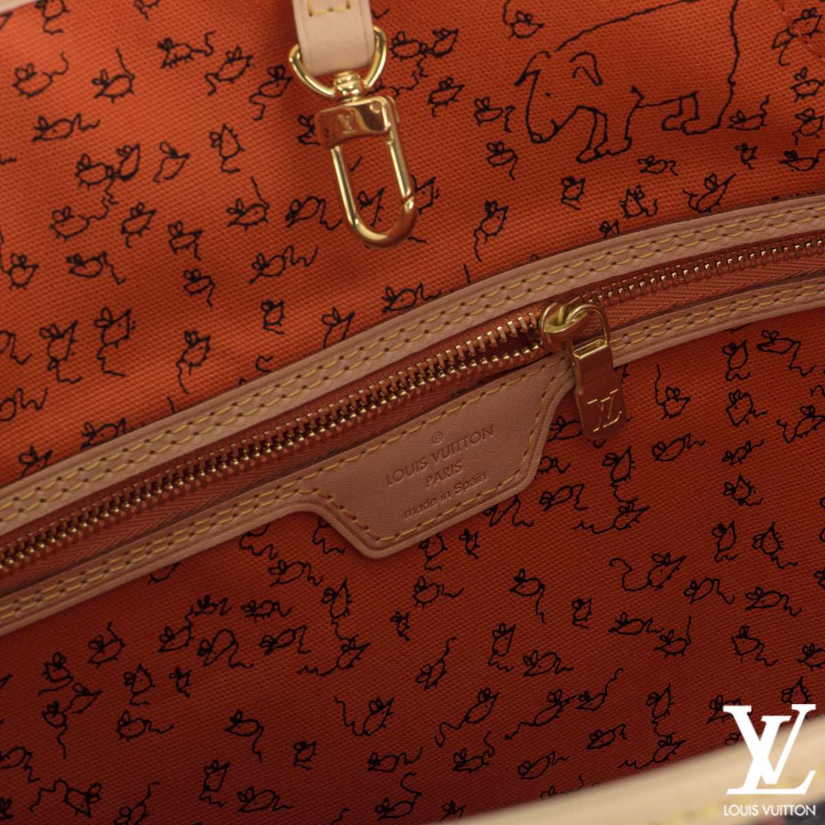 ❌SOLD❌ Louis Vuitton Catogram Neverfull MM cat bag Marron - Reetzy